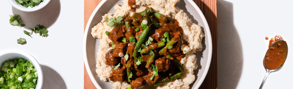 Beef Tikka Masala with Cauli Mash