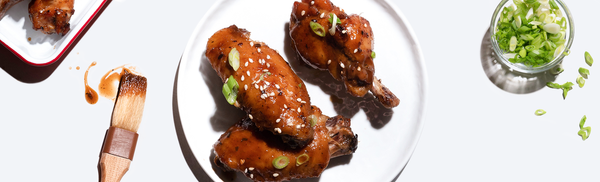 Korean BBQ-Glazed Chicken Wings