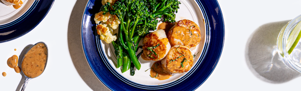 Lemongrass Basil Scallops