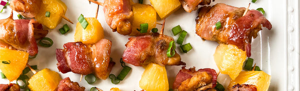 Bacon Wrapped Teriyaki Chicken Bites