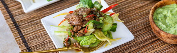 Cabbage Wrapped Mongolian Beef