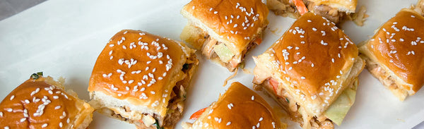 Korean BBQ Chicken Sliders