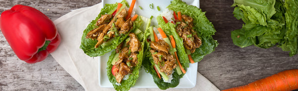 Orange Chicken Lettuce Wraps