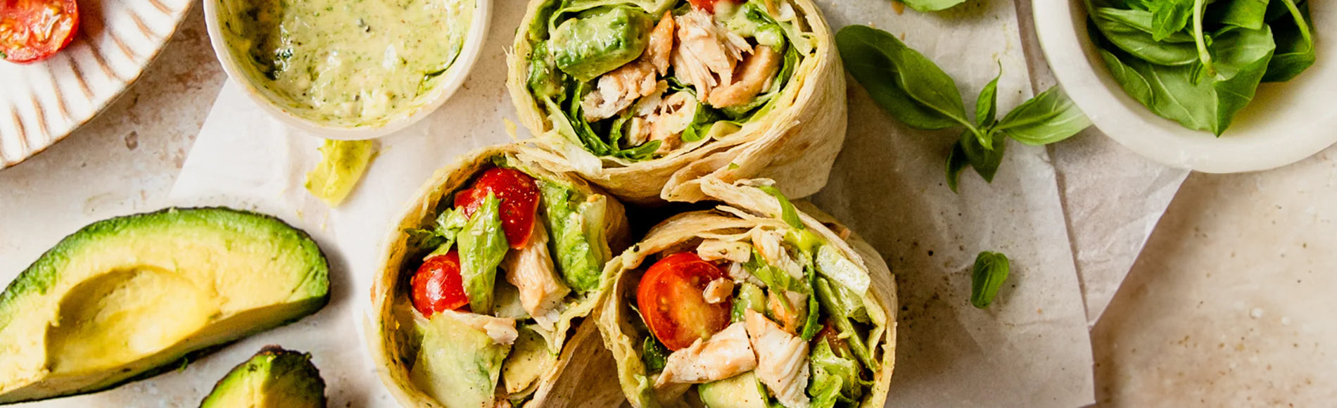 Roasted Garlic Chicken Caesar Wrap – Kevin's Natural Foods