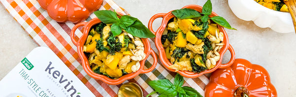 Thai Coconut Chicken Pumpkin Bowls