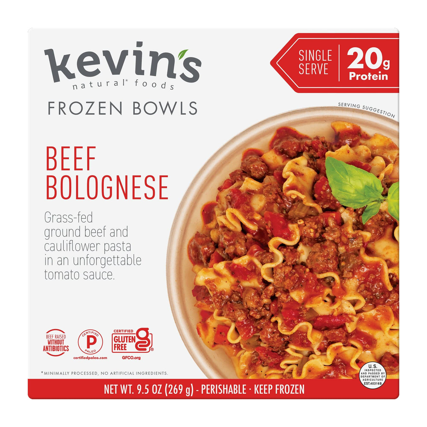 Beef Bolognese Frozen Bowl