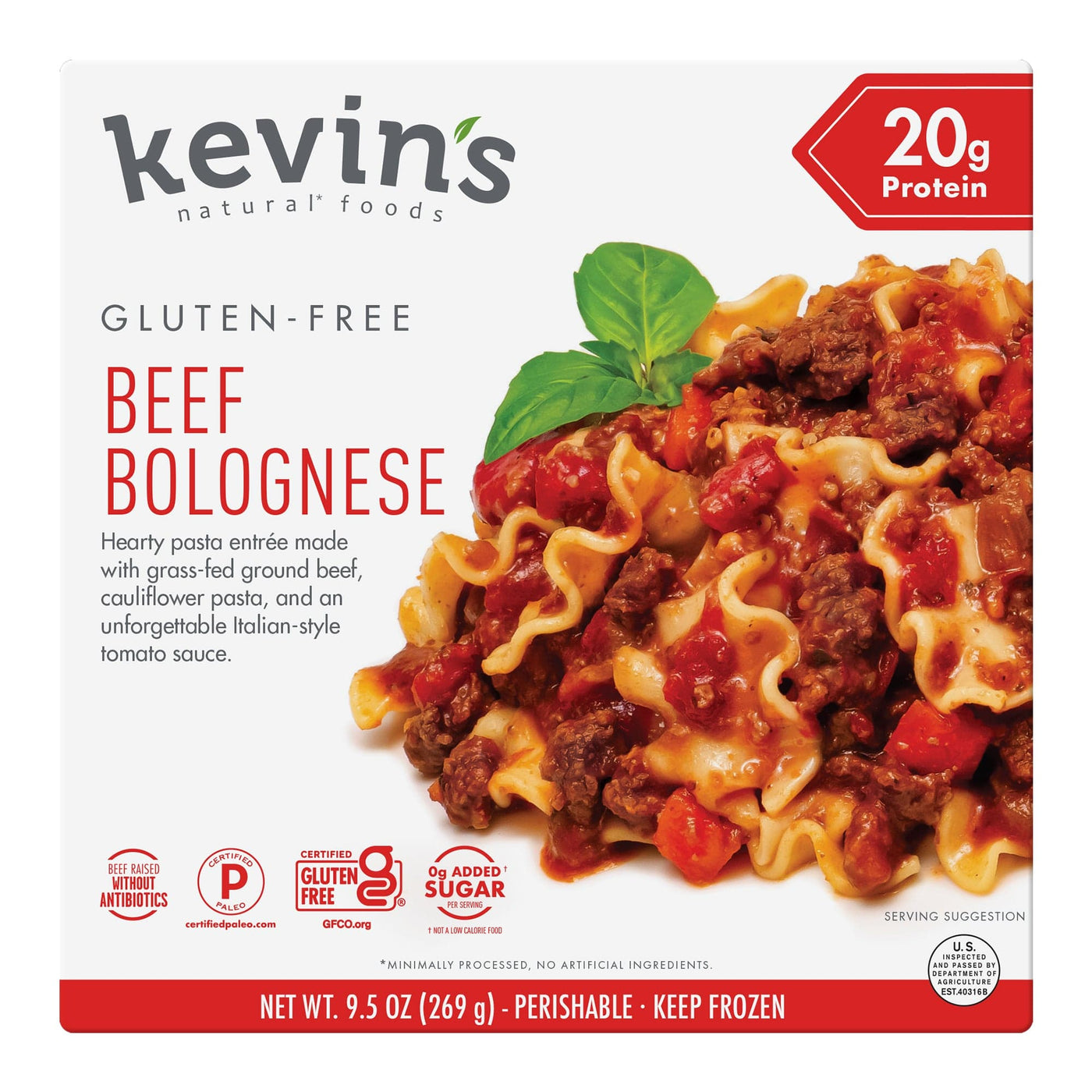 Beef Bolognese Frozen Bowl