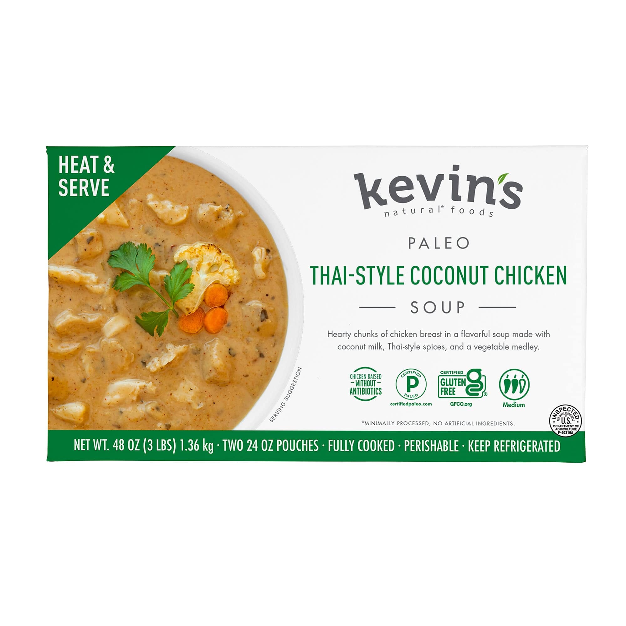 Thai Coconut Chicken Soup Kevin S Natural Foods   Kevin S Natural Foods Soup Thai Style Coconut Soup 38335826854102 